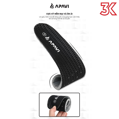 Lót giày thể thao APAVI AL-S01 1 cặp 36-45 [Chính hãng]