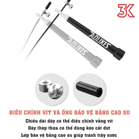 Dây nhảy lõi thép Aolike 3201 [Chính Hãng] [Có bảo hành] [Rẻ vô địch] [Giá hủy diệt] [Ảnh thật]