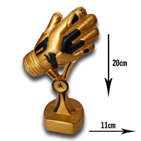 Cúp găng tay vàng 2021 nhựa cứng