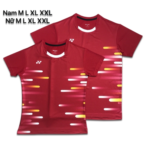 Áo cầu lông yonex 2019 Nam nữ Đỏ