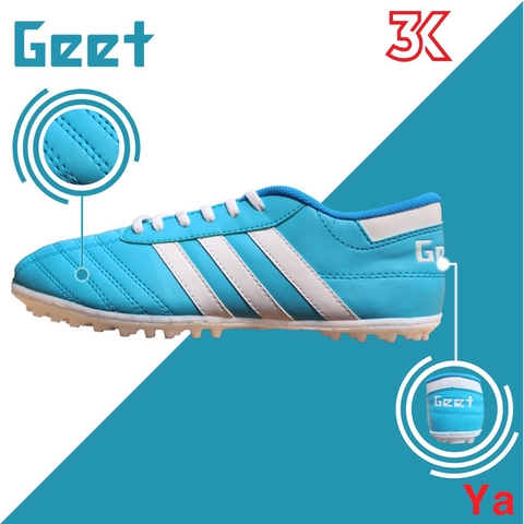 Giày đá banh sân nhân tạo khâu full đế Geet,CT3 34-44