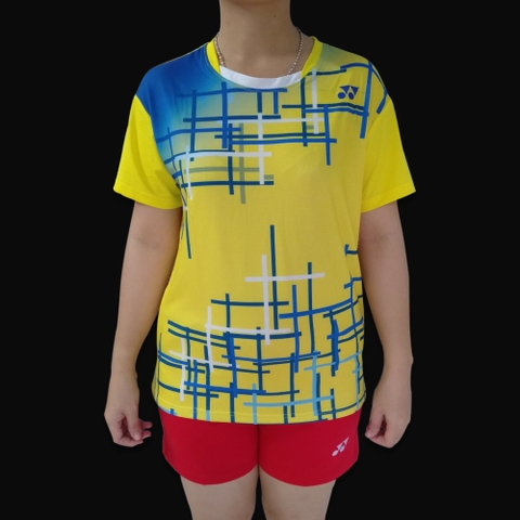 Áo cầu lông Yonex 2020 Nam Nữ Vàng AT12