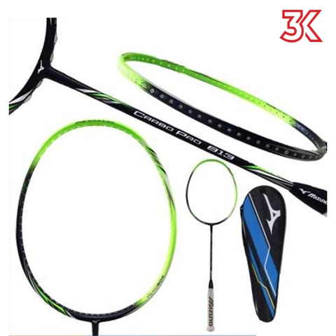 Vợt cầu lông Mizuno Carbo Pro 813 1 Khung vợt 1 Túi [Chính hãng] [Ảnh thật] [Có bảo hành] [Có sẵn]