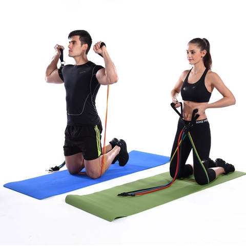 Dây Ngũ Sắc tập Gym bộ 5 dây kháng lực loại tốt