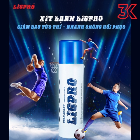 Chai Xịt Lạnh Giảm Đau LIGPRO 200ML 1 Chai
