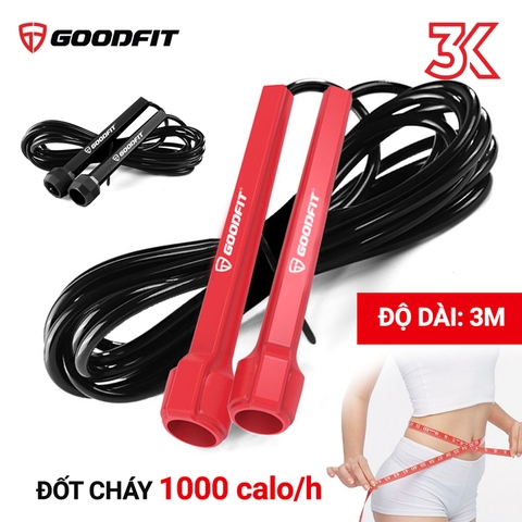 Dây nhảy thể dục, dây nhảy giảm cân GoodFit GF902JR [Chính hãng]