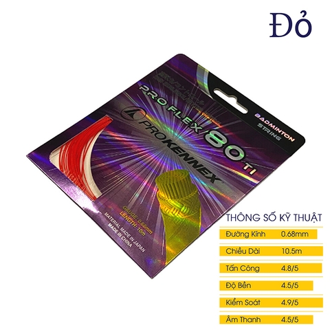 Dây đan vợt cầu lông Prokennex Pro Lex 80TI