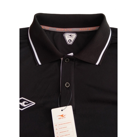Áo thể thao có cổ Keep And Fly Polo 2 Đen