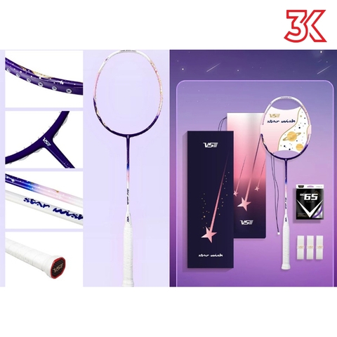Vợt Cầu Lông VS Star Wish Full hộp Nội Địa [Chính hãng][bảo hành 3T]