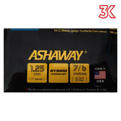 Dây Cước Vợt Tennis Ashaway Crossfire 17 (Loại 2 sợi)