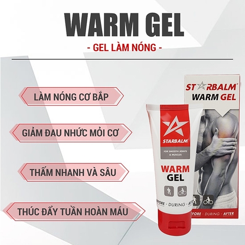 Gel làm nóng cơ thể Starbalm 100ml 2021