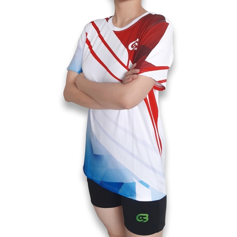 Áo cầu lông cabasport  size Nam Nữ chung mẩu 3K21011
