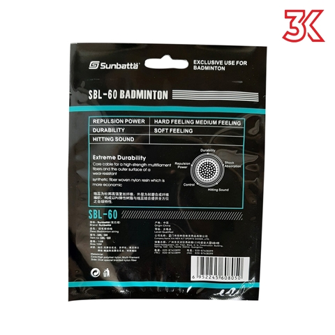 Dây cước căng vợt cầu lông Sunbatta Nhật Bản SBL 60 [Tặng mã 50k] [FreeShip] [Chính hãng]
