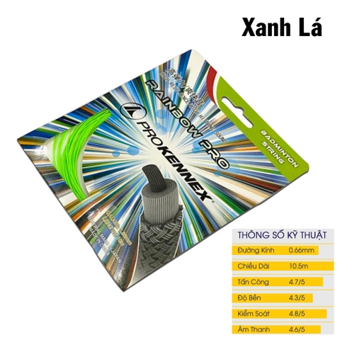 Dây đan vợt cầu lông Prokennex Rainpow Pro 1 màu