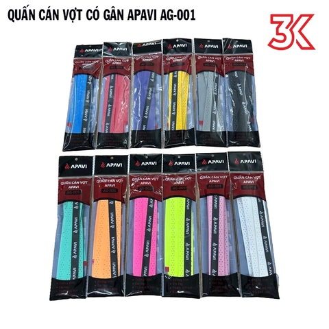 Quấn Cán Vợt APAVI Có Gân  AG-001