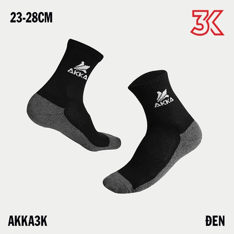 Vớ đá banh dệt kim AKKA mẫu AKKA3K size 23x28cm [Tặng mã 50k] [FreeShip] [Ảnh thật] [Chính hãng]