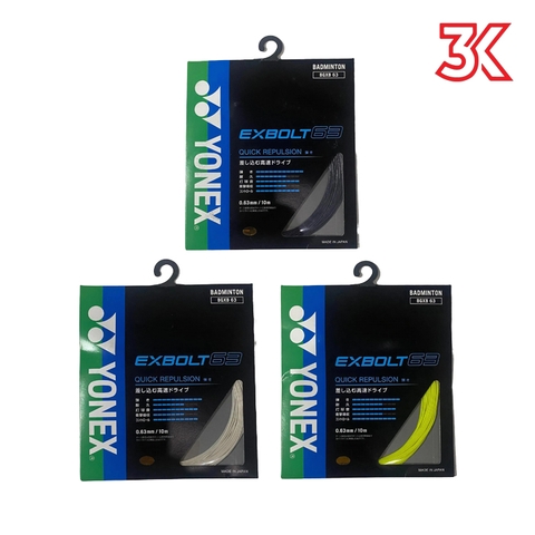 Dây Cước Căng Vợt Cầu Lông Yonex BG EXBOLT 63 nội đia nhật
