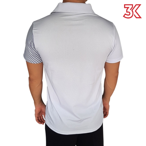 Áo cầu lông Yonex cổ bẻ  Nam Nữ mẫu DH1 Trắng 1 Áo