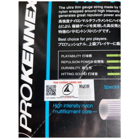 Dây đan vợt cầu lông Prokennex PRO SONIC 1 bộ
