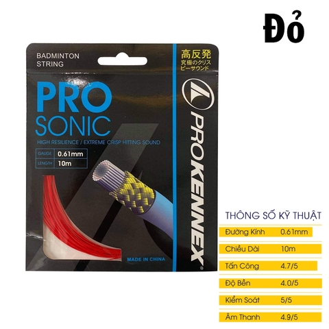 Dây đan vợt cầu lông Prokennex PRO SONIC 1 bộ