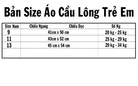 Áo cầu lông Yonex Nam Nữ Trẻ em YN0405 1 Áo