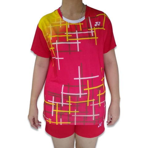 Áo cầu lông Yonex 2020 Nam Nữ Đỏ AT12