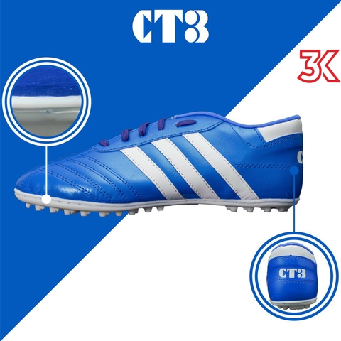 Giày đá banh sân nhân tạo khâu full đế Geet,CT3 34-44