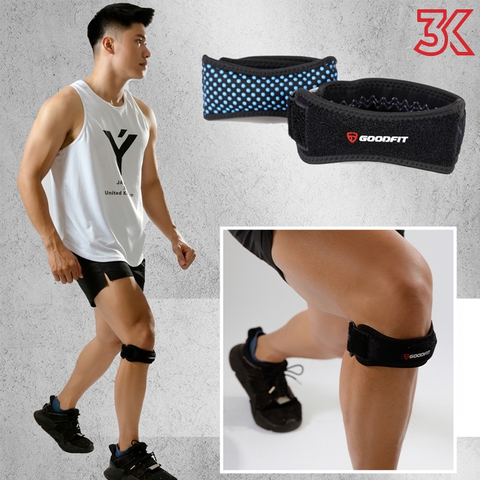 Băng đầu gối, đai bảo vệ khớp gối GoodFit GF516K 1 Chiếc [Chính hãng]