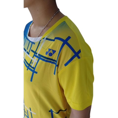 Áo cầu lông Yonex 2020 Nam Nữ Vàng AT12