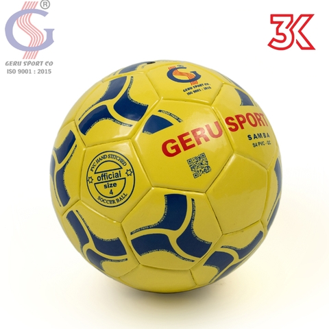 Bóng đá dán GERU SAMPA PVC  size 4 ,5