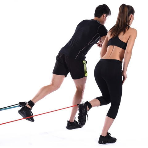 Dây Ngũ Sắc tập Gym bộ 5 dây kháng lực loại tốt
