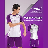 Áo bóng đá keep and fly Warrior 1 bộ