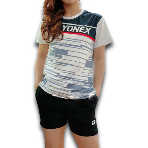 Áo cầu lông Yonex Nam Nữ Trắng 2021 Mẫu 3K01