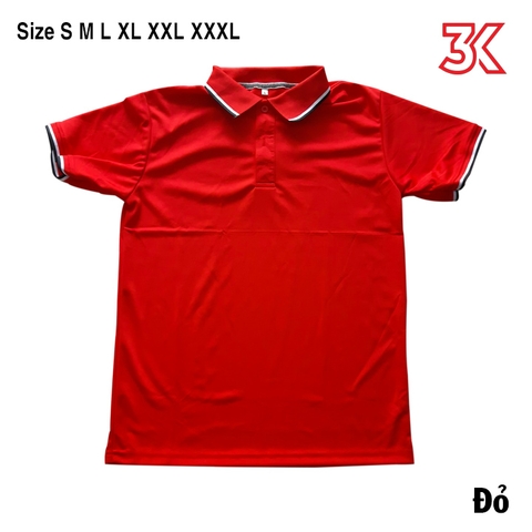Áo thun cá sấu poly có cổ có viền nam nữ chung S - 4XL