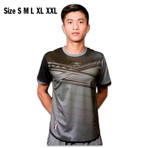 Áo đá banh Paras Xám Keep and Fly 1 bộ