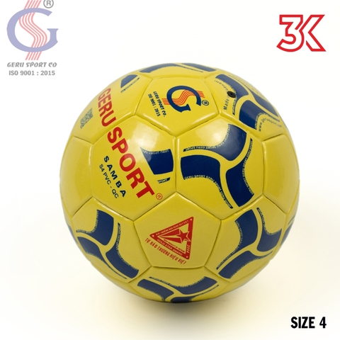 Bóng đá dán GERU SAMPA PVC  size 4 ,5