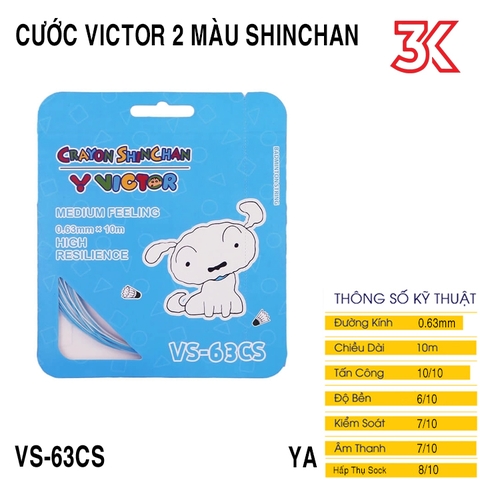 Dây Cước Căng Vợt Victor Hello Kitty VS-KT63 , Shinchan VS-63CS [Chính Hãng]