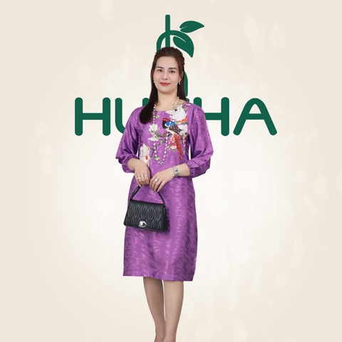 (Mẫu D52) - Đấm Thiết kế trung niên HUY HÀ - Lụa Gấm cao cấp