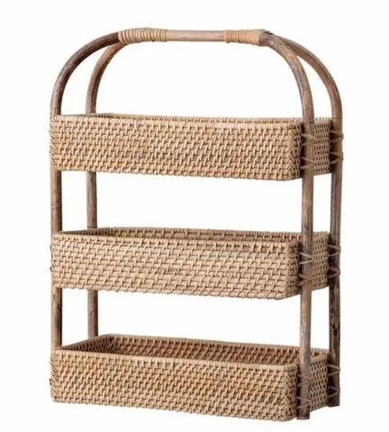 Rattan basket 86320