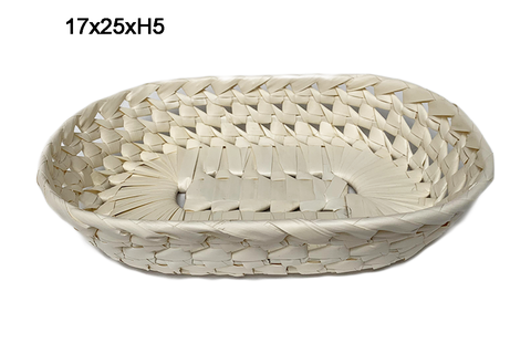 Palm leaf basket 31365