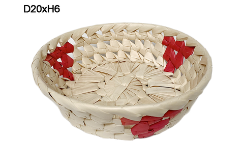 Palm leaf basket 31366