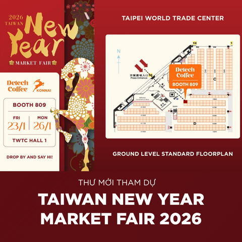 [THƯ MỜI] THAM DỰ TAIWAN NEW YEAR MARKET FAIR 2026 CÙNG KONNAI COFFEE