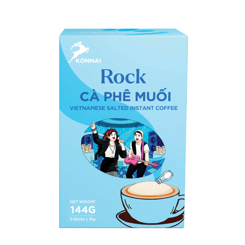 ROCK - CÀ PHÊ MUỐI ' 9 STICK/HỘP '