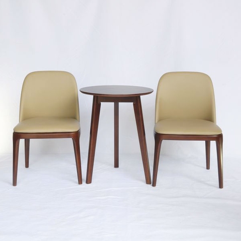 BÀN CAFE CHÂN 3 CẠNH MẶT GỖ MDF - BCF13