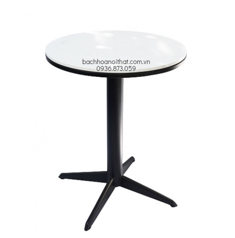 BÀN CAFE MẶT ĐÁ CHÂN TRỤ 4 CẠNH - BCF30