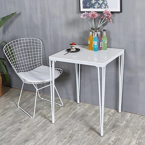 GHẾ SẮT LƯỚI MẶT NỆM