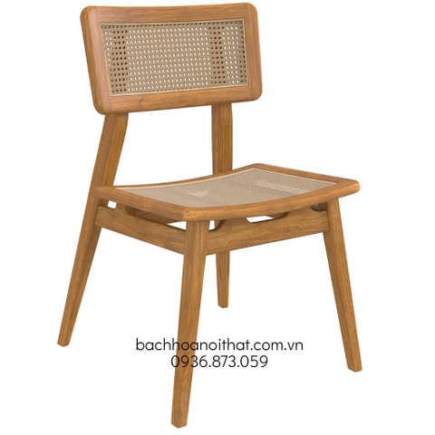 GHẾ BONAVISTA LƯNG MÂY MẶT GỖ - GAG59