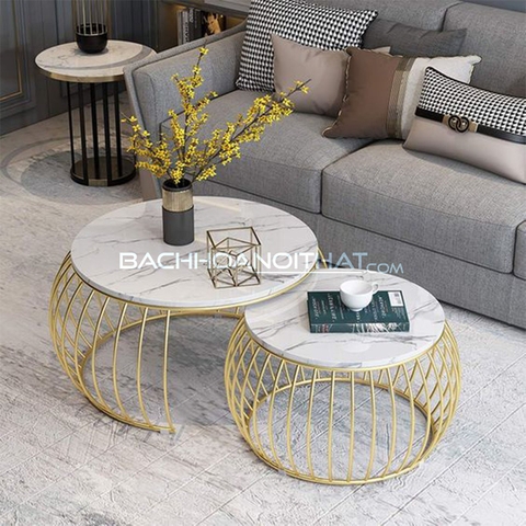 BÀN TRÀ ĐÔI MẶT ĐÁ - BT69