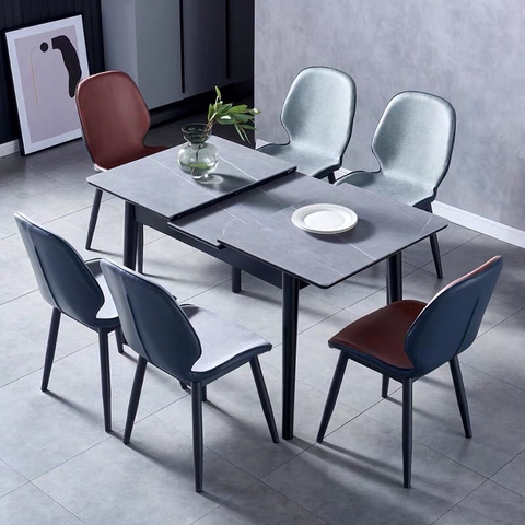 BÀN ĂN MẶT ĐÁ KÉO DÀI - BAMD12