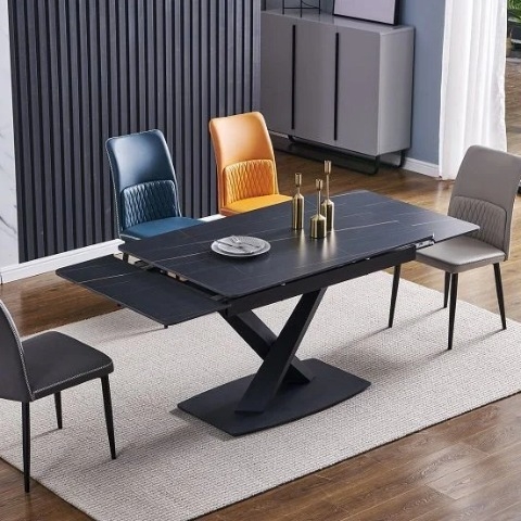 BÀN ĂN MẶT ĐÁ KÉO DÀI - BAMD14